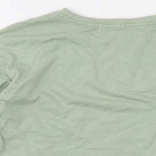 Pull&Bear Womens Green Cotton Pullover Sweatshirt Size XL Pullover - California
