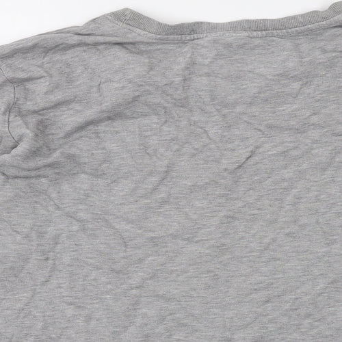 H&M Womens Grey Cotton Pullover Sweatshirt Size L Pullover