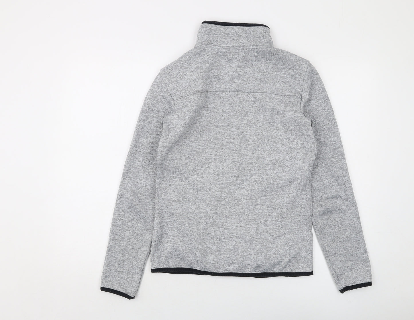 Marks and Spencer Womens Grey Jacket Size 8 Zip