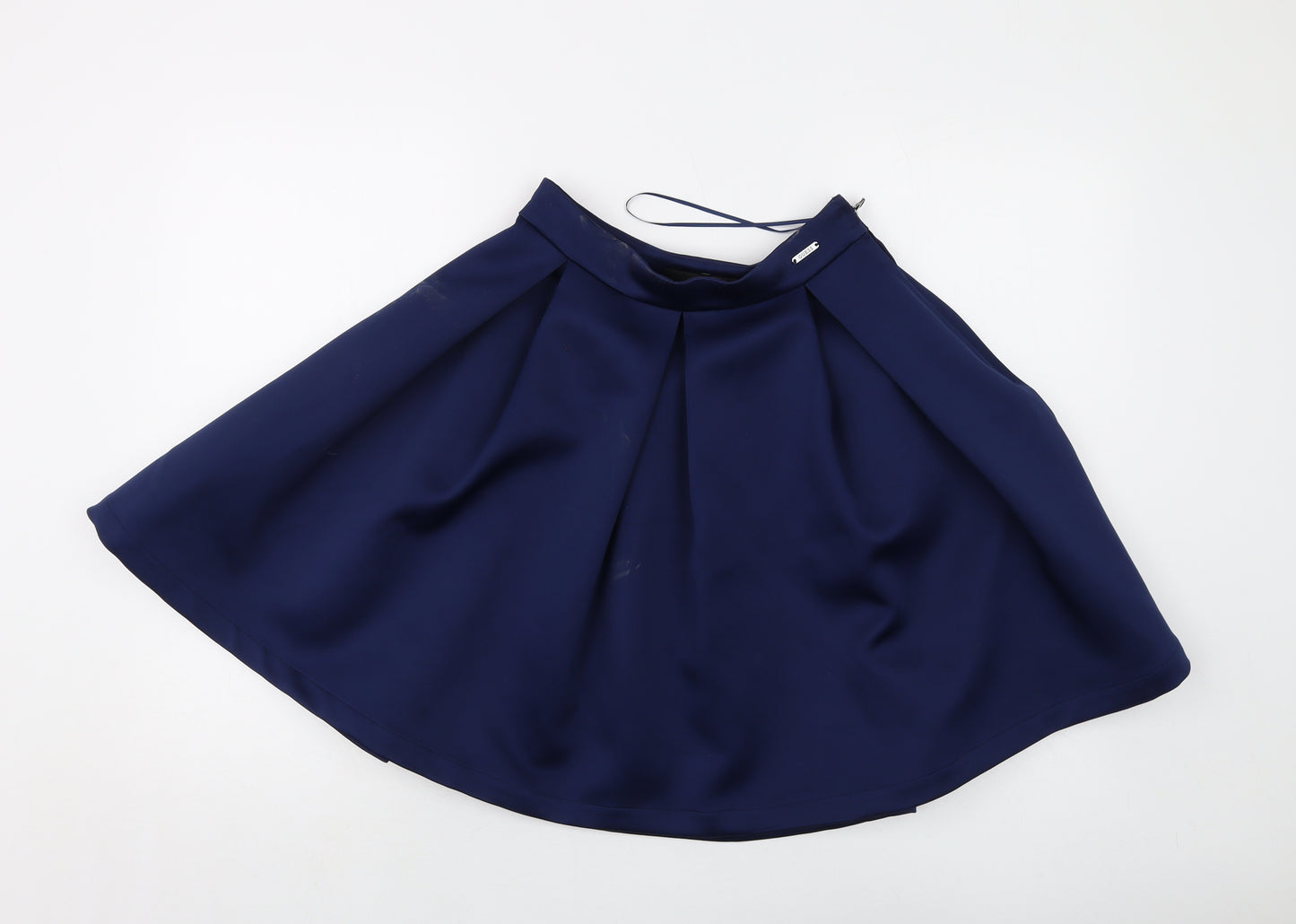 GUESS Womens Blue Polyester Skater Skirt Size 26 in Zip