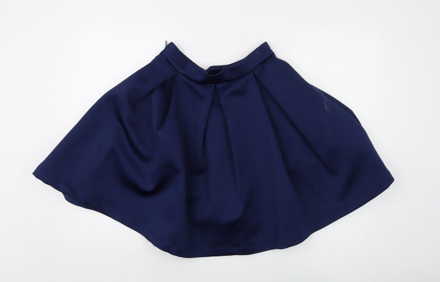 GUESS Womens Blue Polyester Skater Skirt Size 26 in Zip