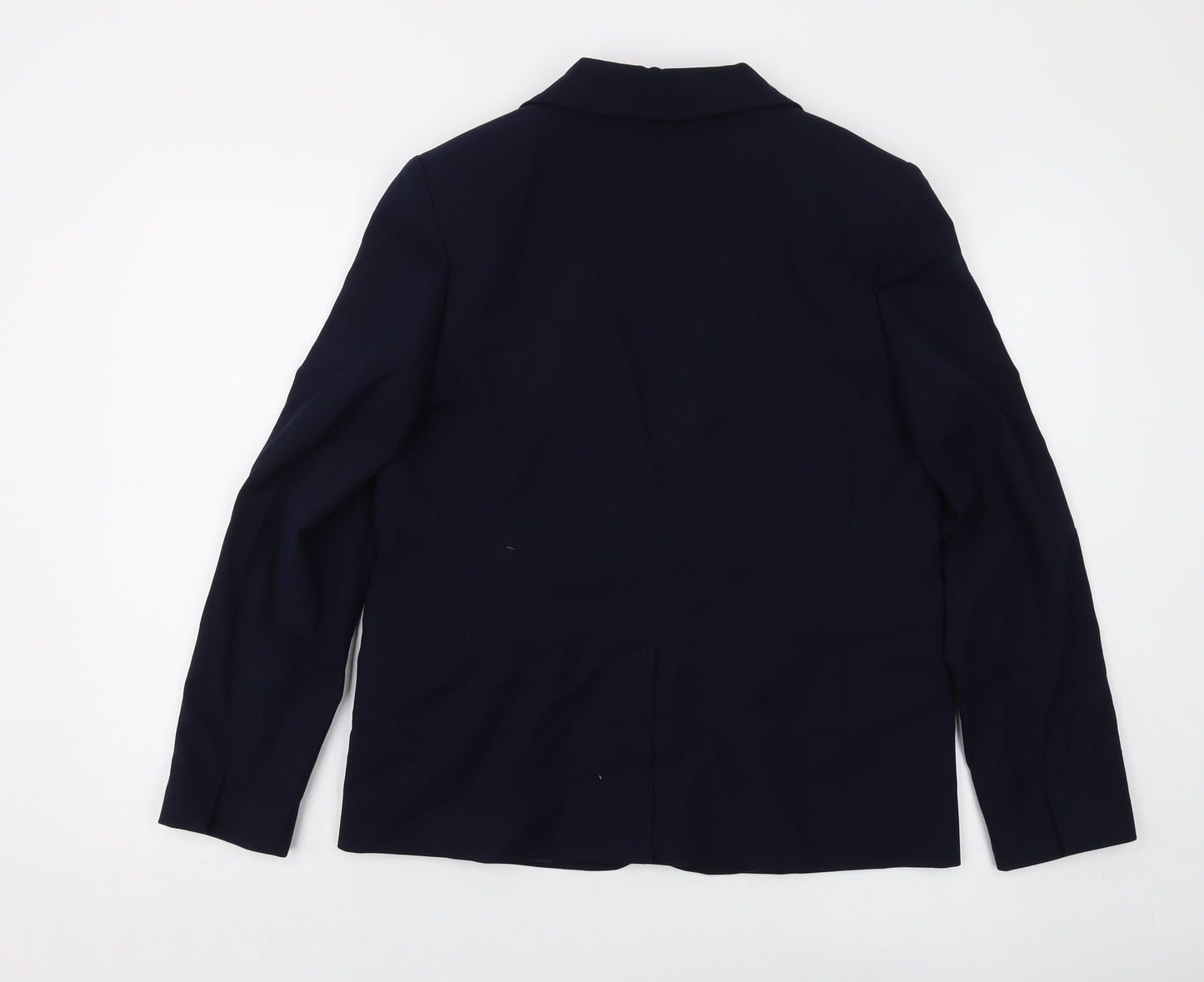 Marks and Spencer Womens Blue Jacket Size 12 Button