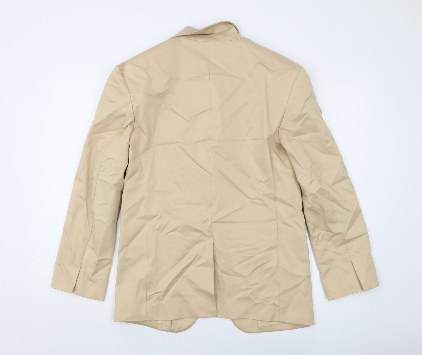 Marks and Spencer Womens Beige Jacket Size 8 Button