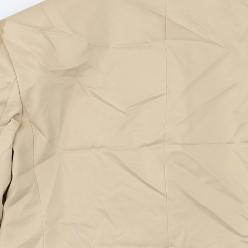 Marks and Spencer Womens Beige Jacket Size 8 Button