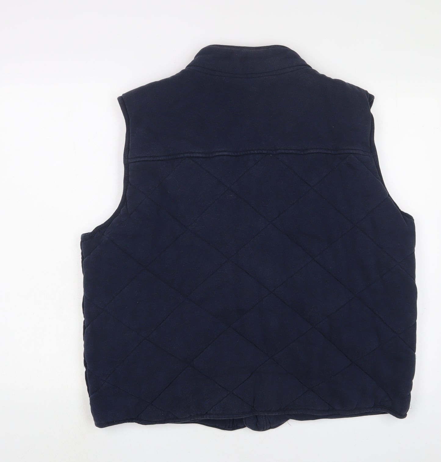 Duffer of St. George Womens Blue Gilet Jacket Size XL Snap