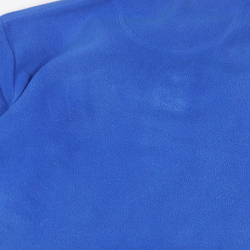 Cotton Traders Mens Blue Polyester Pullover Sweatshirt Size XS - Logo, Embroidered