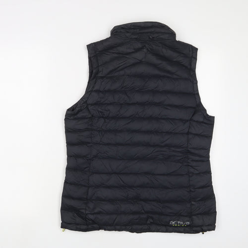 TOG24 Womens Black Gilet Jacket Size 12 Zip
