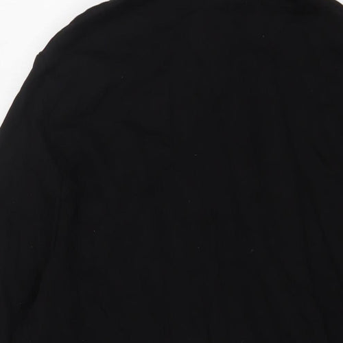 ASOS Mens Black Cotton Pullover Hoodie Size 2XL