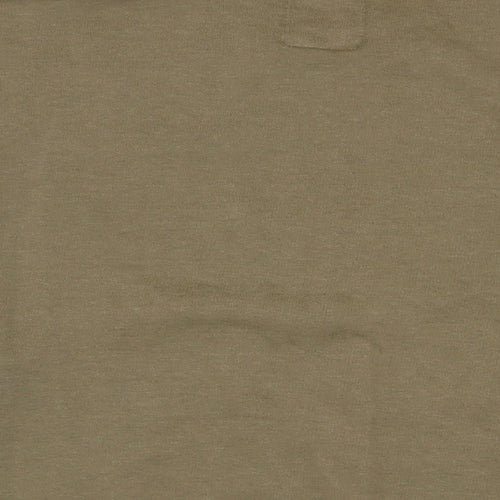 Mr Charley Mens Green Cotton Pullover Sweatshirt Size L - Embroidered
