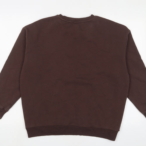River Island Womens Brown Cotton Pullover Sweatshirt Size S Pullover - Milan