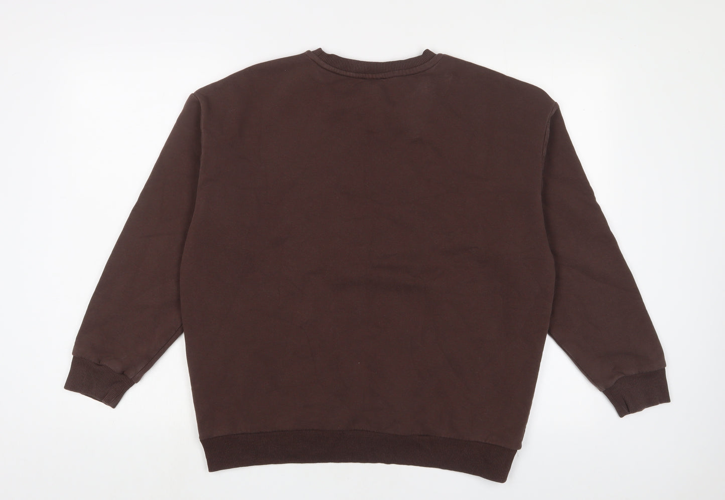 River Island Womens Brown Cotton Pullover Sweatshirt Size S Pullover - Milan