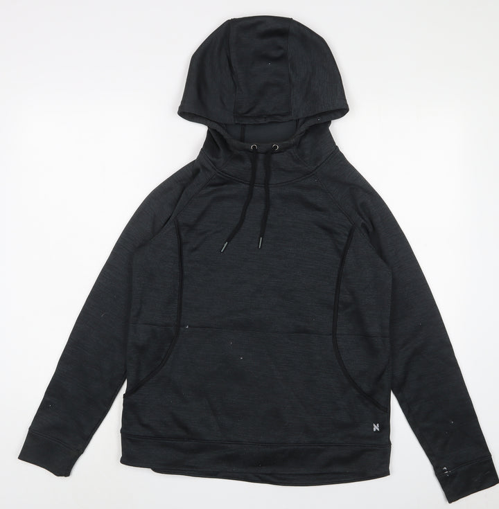 NEXT Womens Grey Polyester Pullover Hoodie Size 10 Pullover