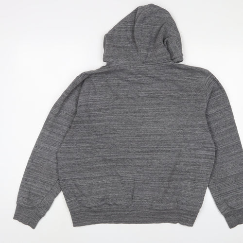 H&M Mens Grey Cotton Pullover Hoodie Size M