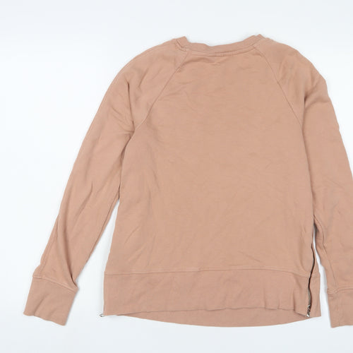 H&M Womens Pink Cotton Pullover Sweatshirt Size XS Pullover