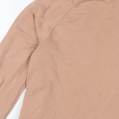 H&M Womens Pink Cotton Pullover Sweatshirt Size XS Pullover