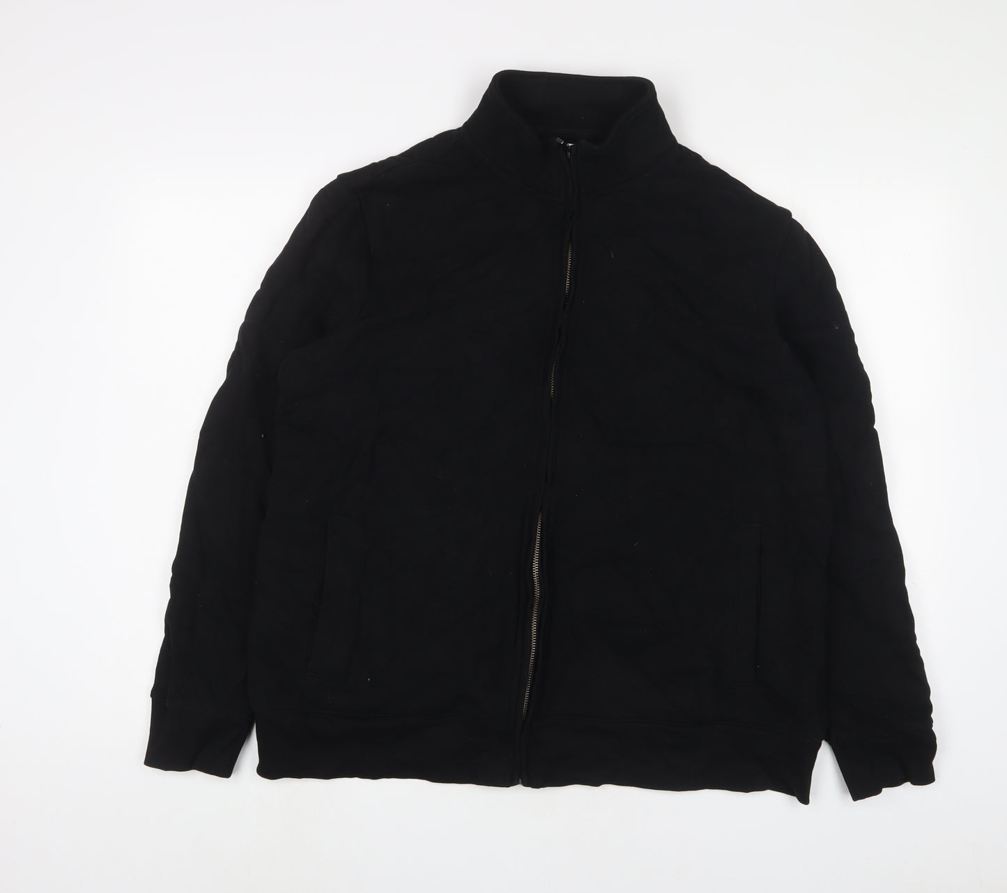 Marks and Spencer Mens Black Cotton Pullover Sweatshirt Size 2XL