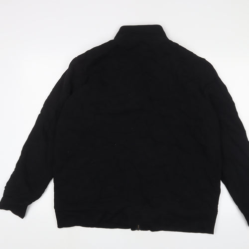Marks and Spencer Mens Black Cotton Pullover Sweatshirt Size 2XL