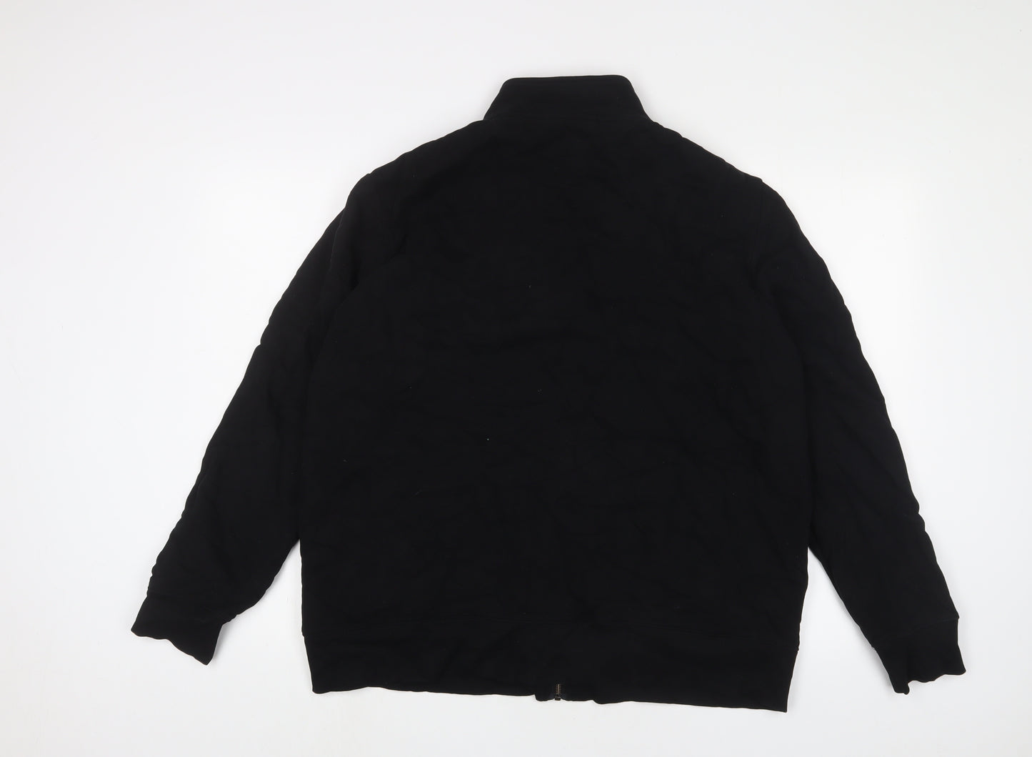 Marks and Spencer Mens Black Cotton Pullover Sweatshirt Size 2XL