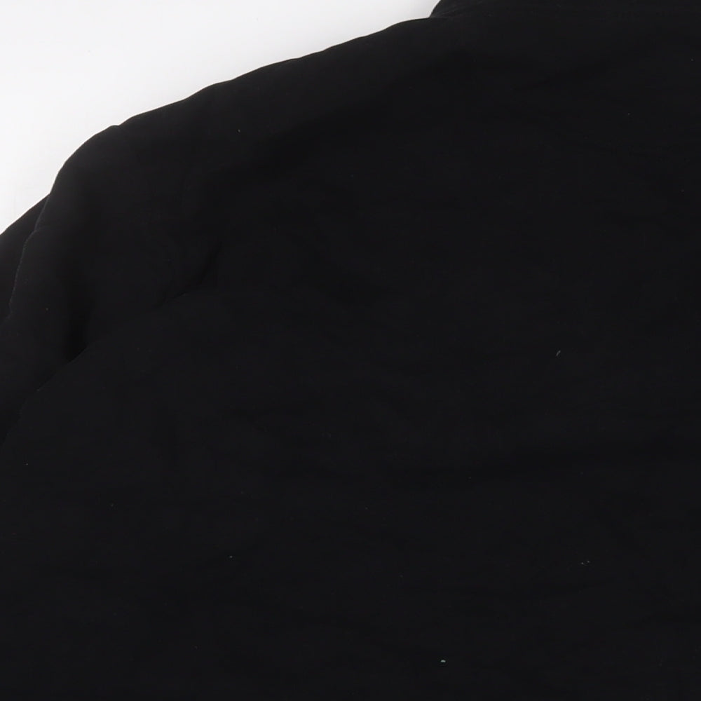 Marks and Spencer Mens Black Cotton Pullover Sweatshirt Size 2XL