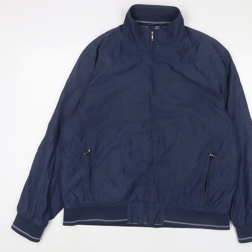 Marks and Spencer Mens Blue Jacket Size XL Zip