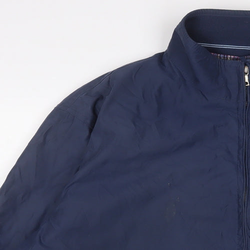 Marks and Spencer Mens Blue Jacket Size XL Zip