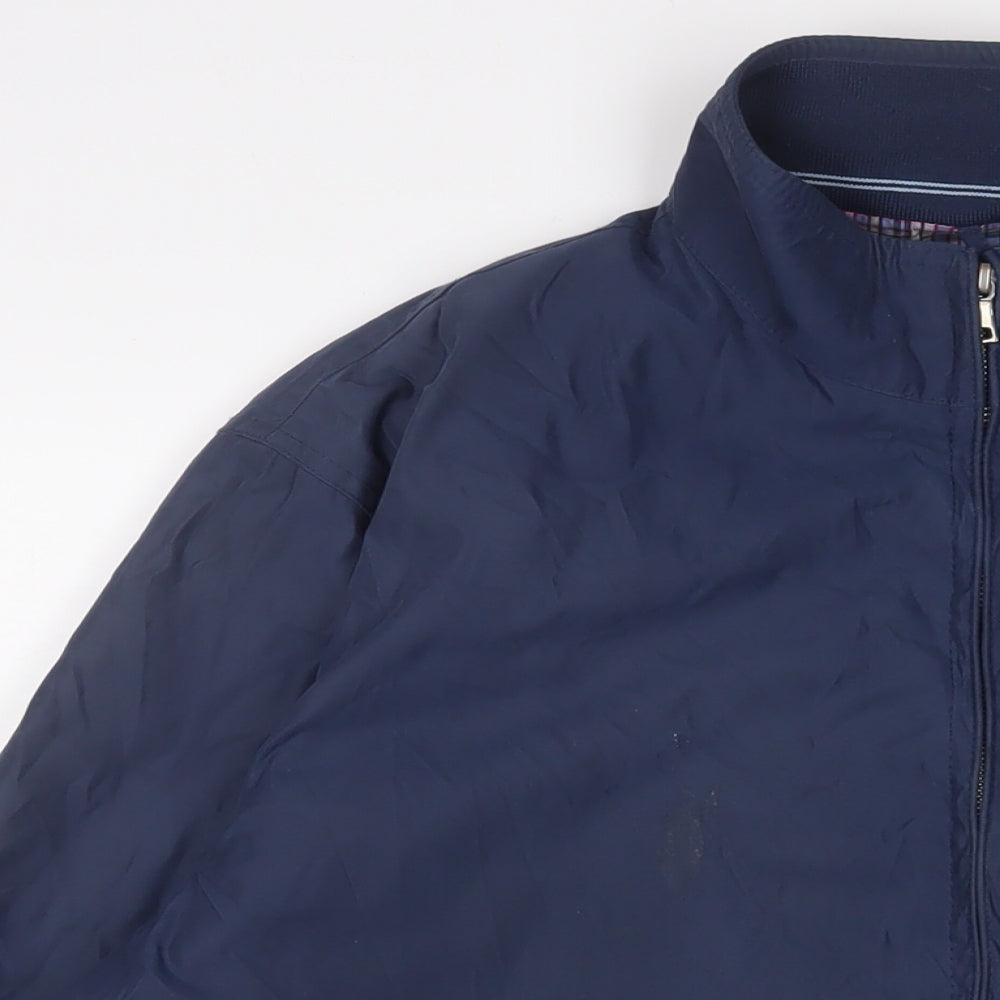 Marks and Spencer Mens Blue Jacket Size XL Zip