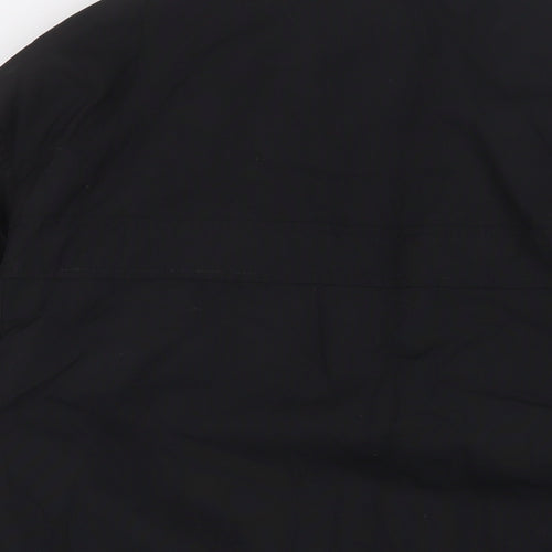 Autograph Mens Black Jacket Coat Size M Zip