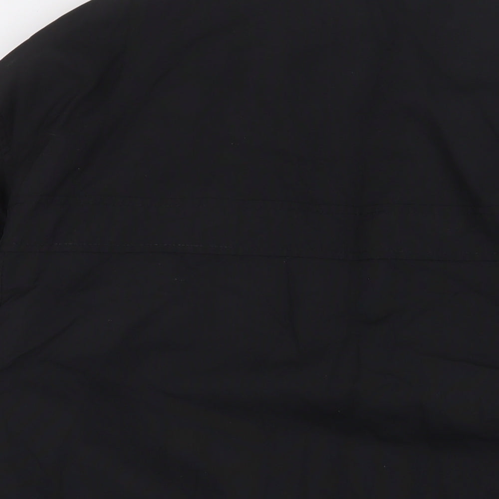 Autograph Mens Black Jacket Coat Size M Zip