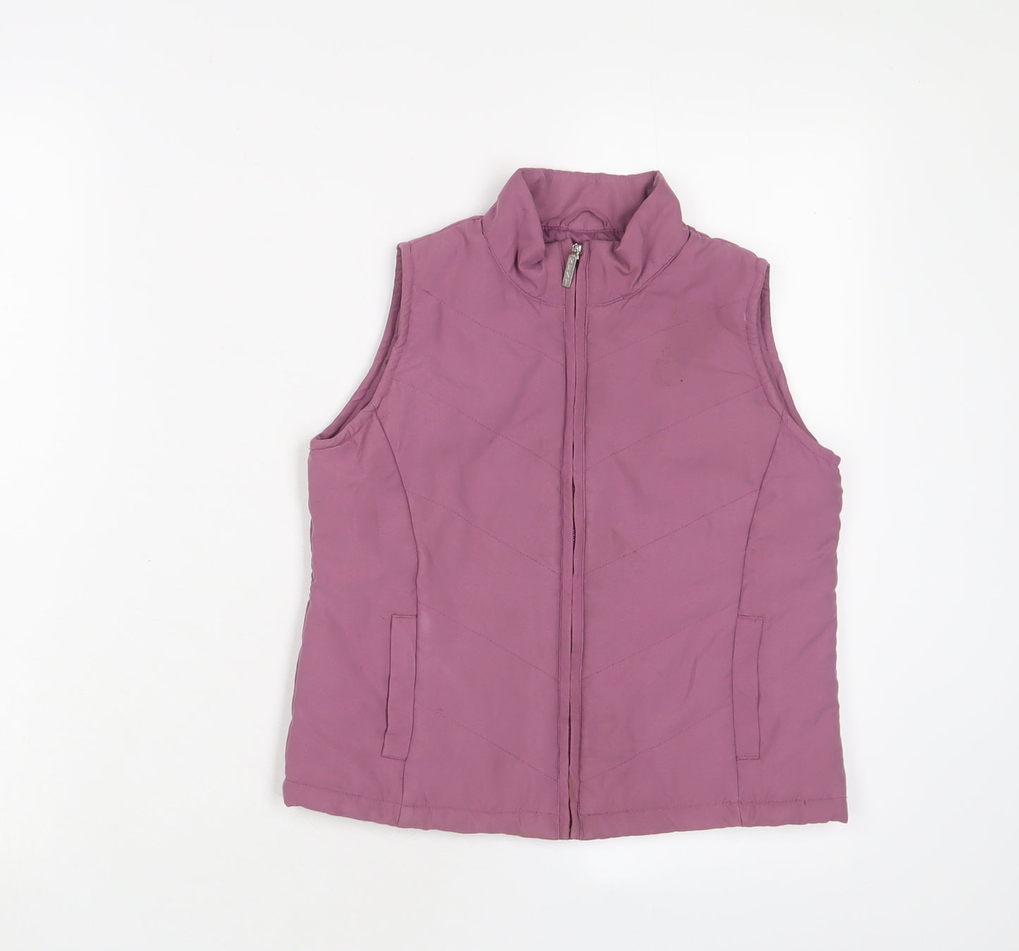 NEXT Girls Pink Gilet Jacket Size 7-8 Years Zip