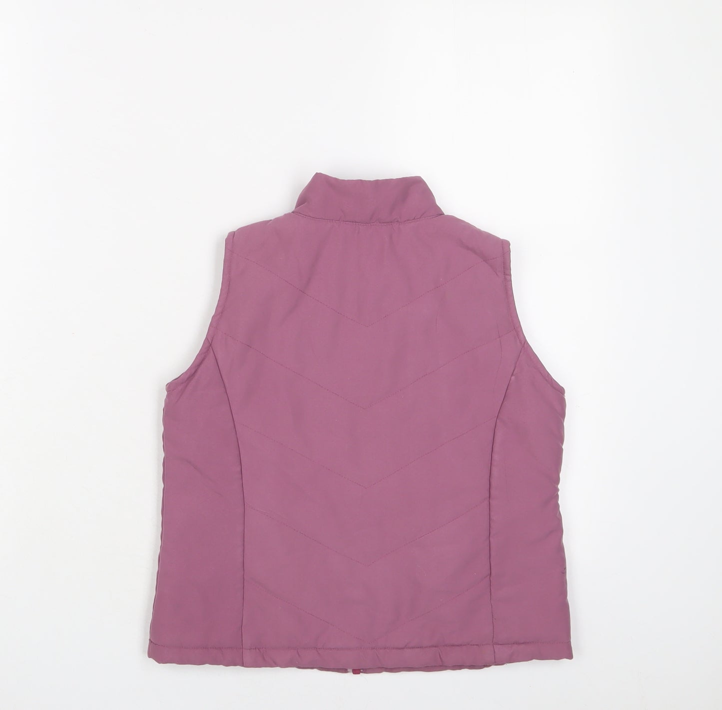 NEXT Girls Pink Gilet Jacket Size 7-8 Years Zip