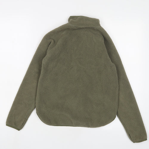 H&M Boys Green Jacket Size 8-9 Years Zip - 8-10 Years
