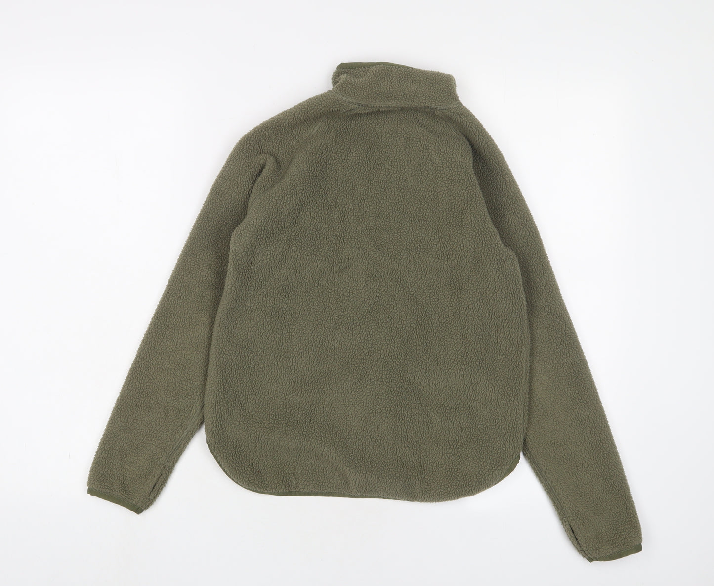 H&M Boys Green Jacket Size 8-9 Years Zip - 8-10 Years