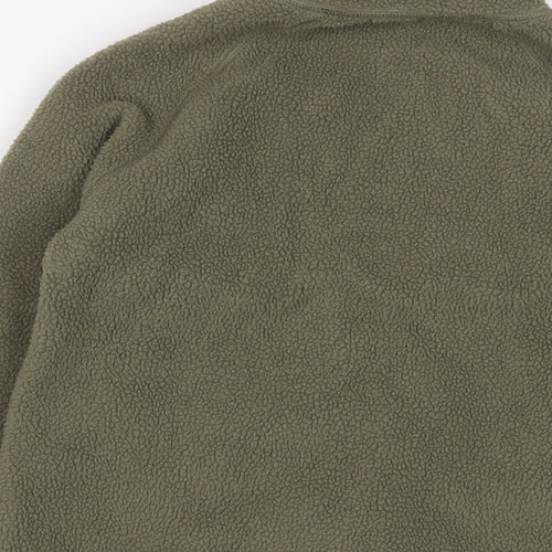 H&M Boys Green Jacket Size 8-9 Years Zip - 8-10 Years