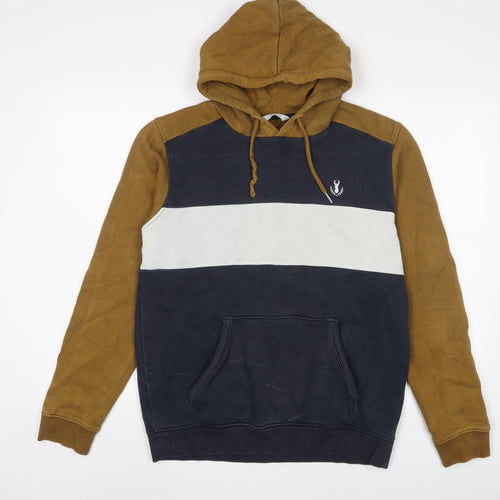 NEXT Mens Blue Cotton Pullover Hoodie Size M