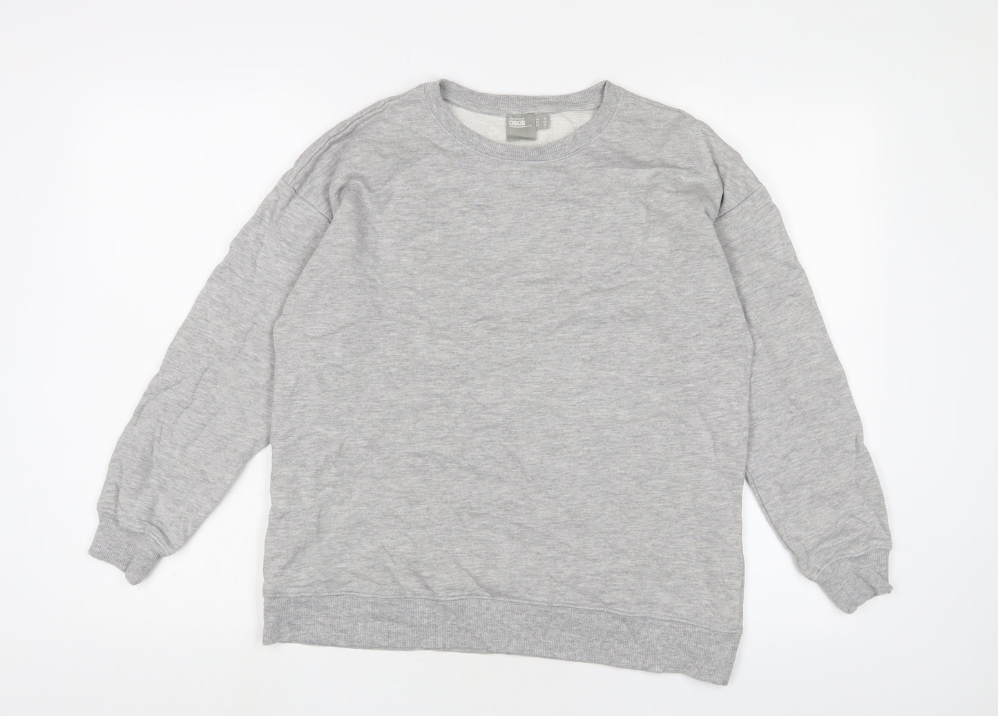 ASOS Womens Red Cotton Pullover Sweatshirt Size 10 Pullover