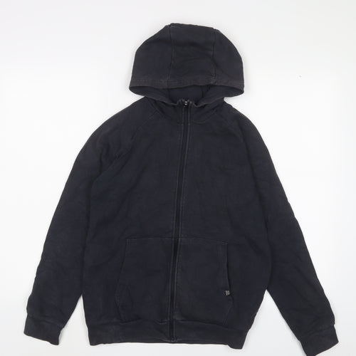 NEXT Boys Blue Cotton Full Zip Hoodie Size 13 Years Zip