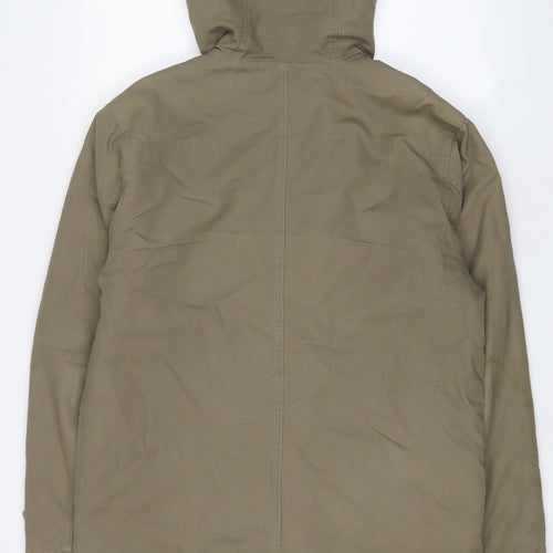 Linea Mens Green Jacket Coat Size S Zip