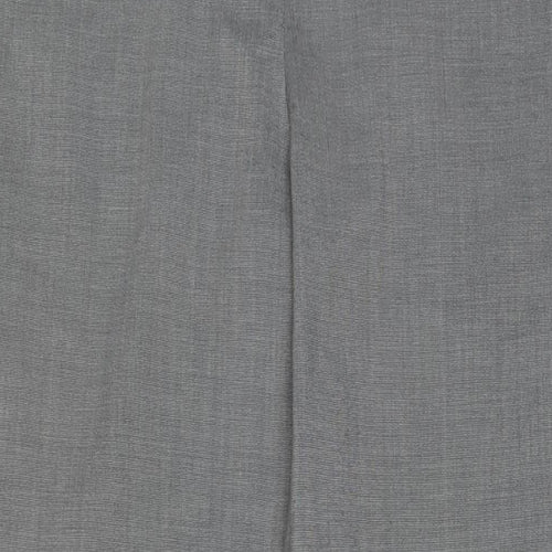 Paraphrase Womens Grey Polyester Trousers Size 16 L30 in Regular Hook & Eye