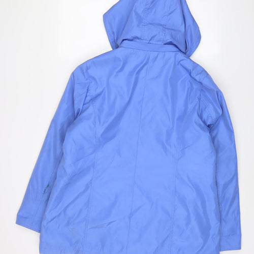 Bonmarché Womens Blue Jacket Coat Size M Zip