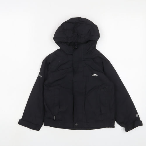 Trespass Boys Black Jacket Size 2-3 Years Zip