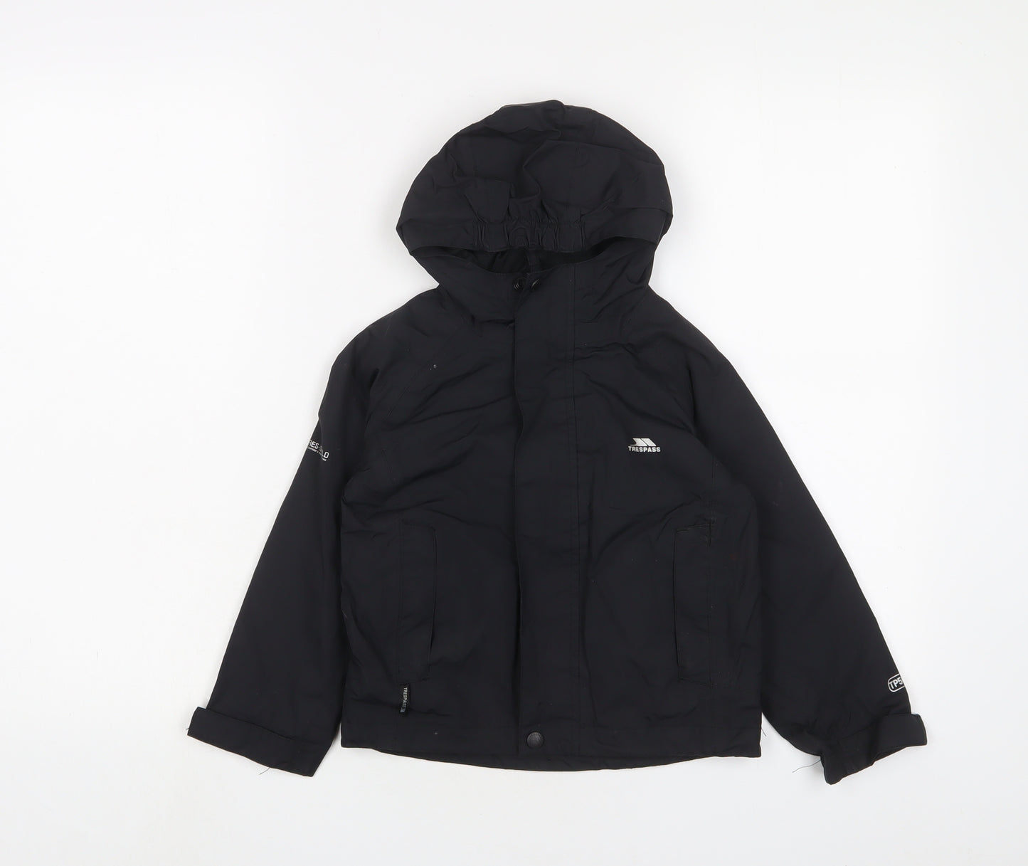 Trespass Boys Black Jacket Size 2-3 Years Zip