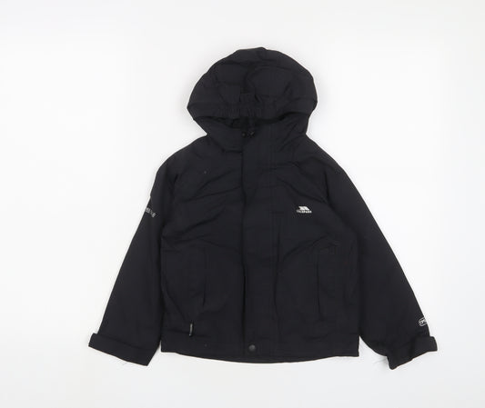 Trespass Boys Black Jacket Size 2-3 Years Zip