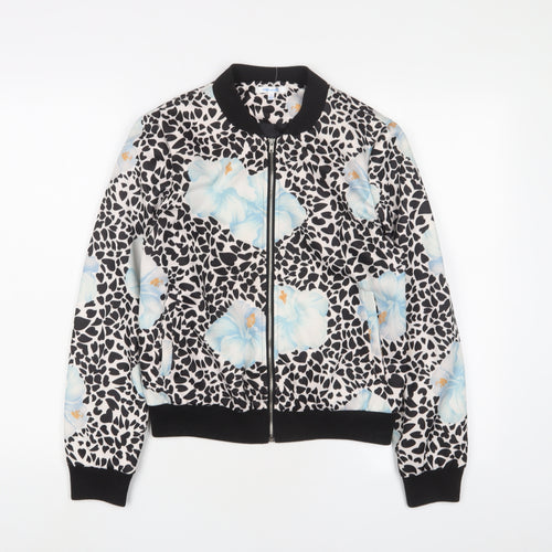 ValleyGirl Womens Multicoloured Floral Jacket Size 8 Zip