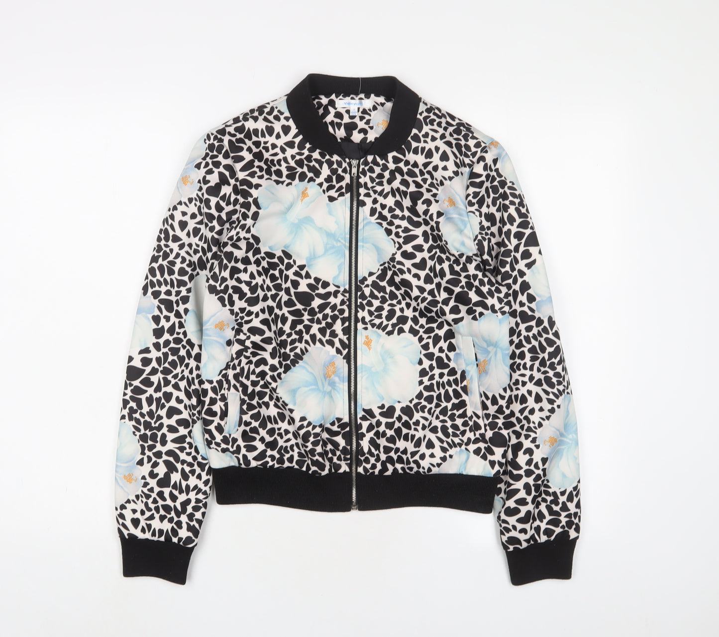 ValleyGirl Womens Multicoloured Floral Jacket Size 8 Zip
