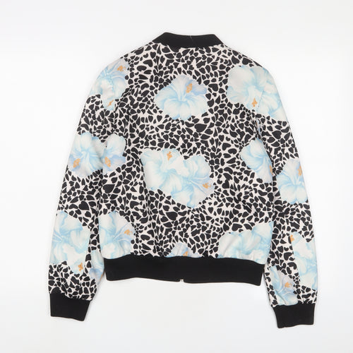 ValleyGirl Womens Multicoloured Floral Jacket Size 8 Zip