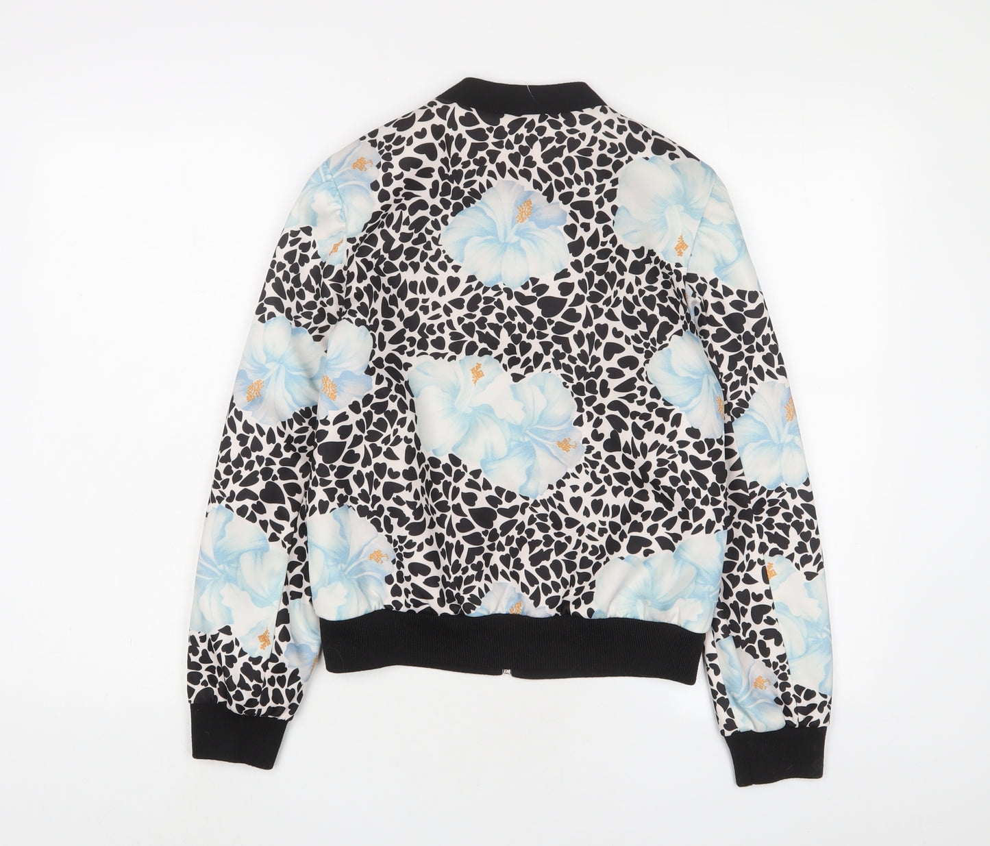 ValleyGirl Womens Multicoloured Floral Jacket Size 8 Zip
