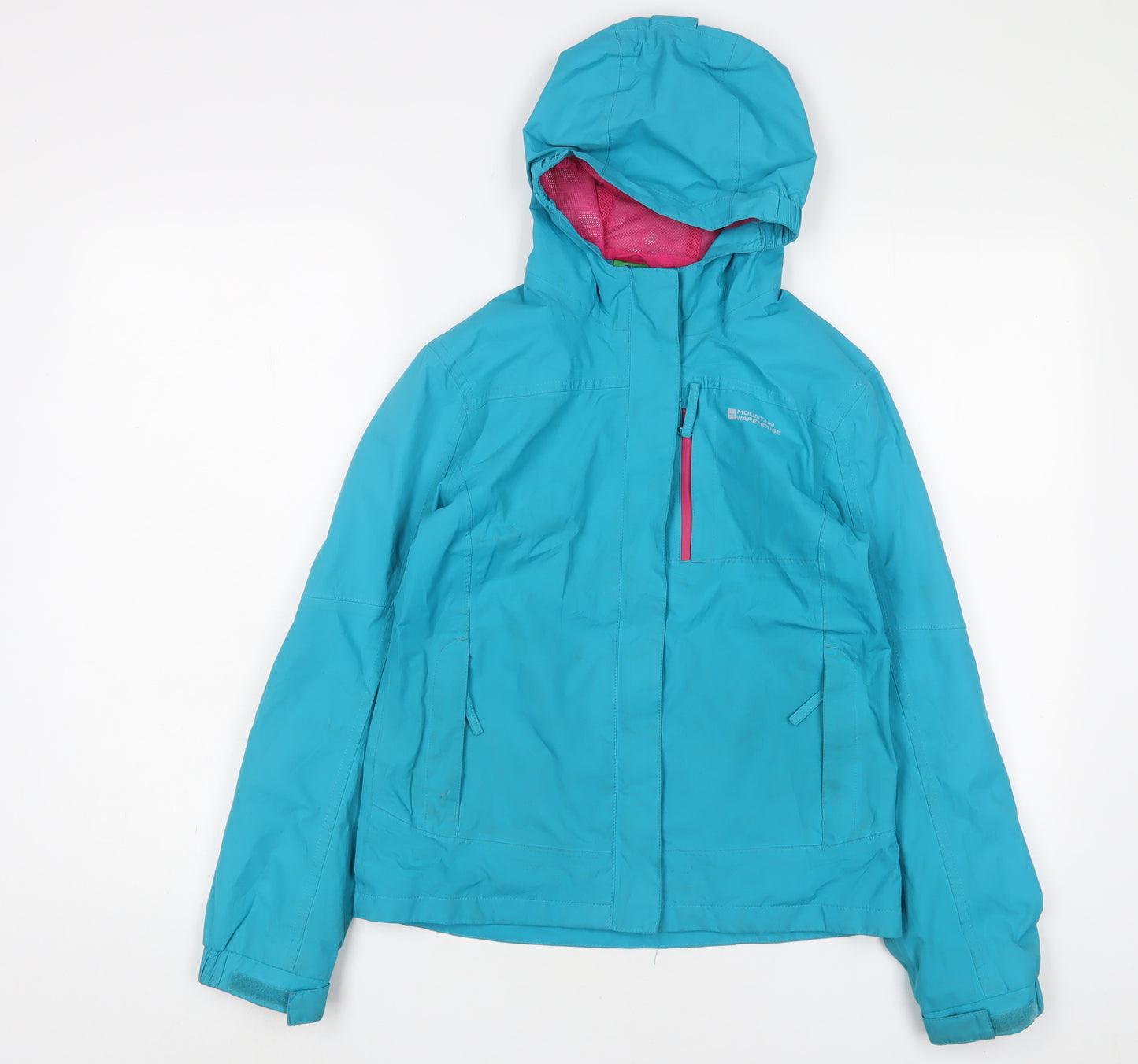 Mountain Warehouse Girls Blue Jacket Size 11-12 Years Zip