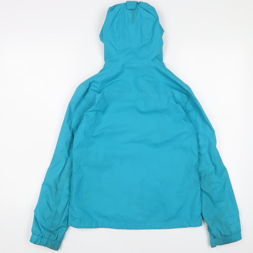 Mountain Warehouse Girls Blue Jacket Size 11-12 Years Zip