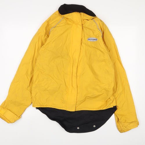 Altura Womens Yellow Jacket Coat Size L Zip