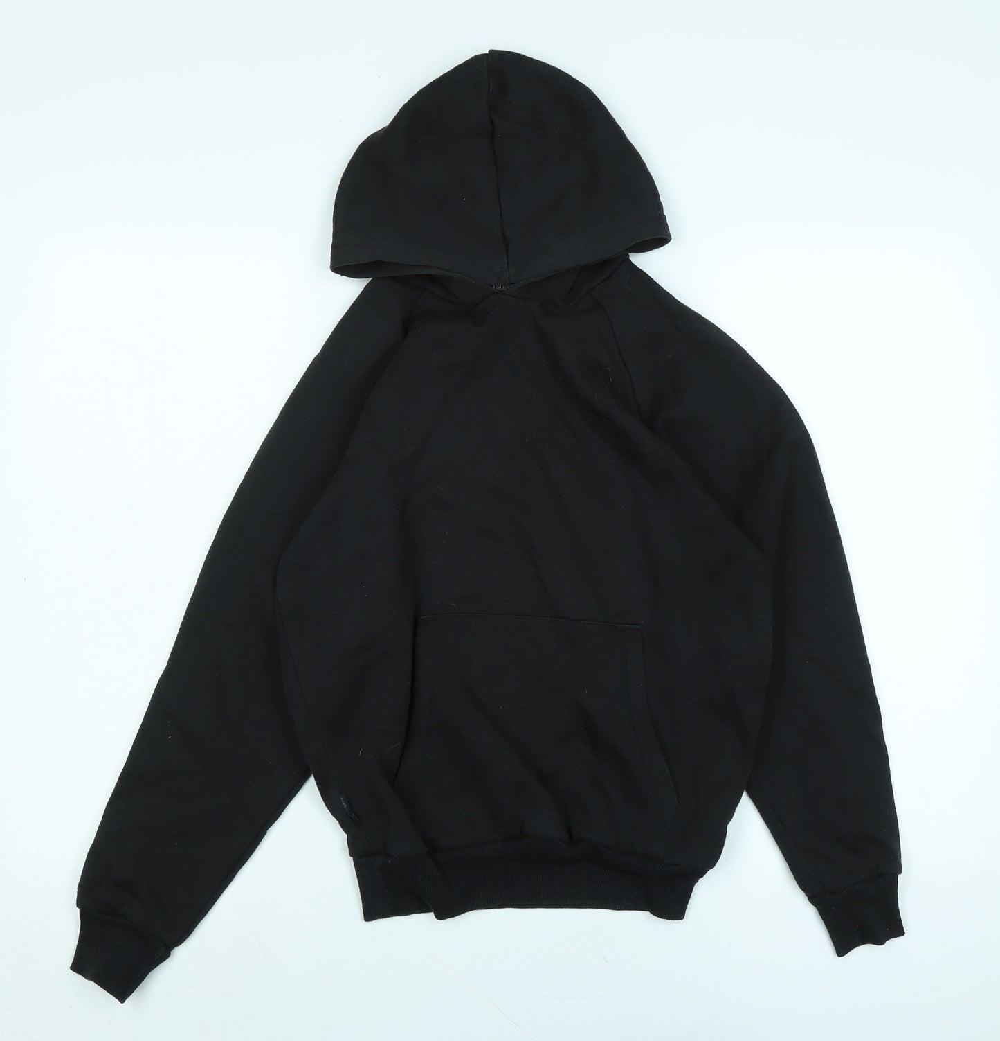 Slazenger Boys Black Polyester Pullover Hoodie Size 9-10 Years - Logo